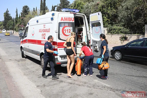 Yangını Söndürmek İsterken Yaralanan İsmi Öğrenilemeyen Arkadaşı İse Evden Güçlükle Çıkabildi.