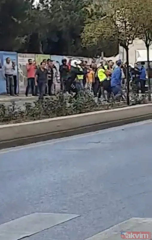 Ümraniye'de dehşet anları! Otomobilini yakıp polise bıçakla saldırdı... Ölü ve yaralılar var - 3