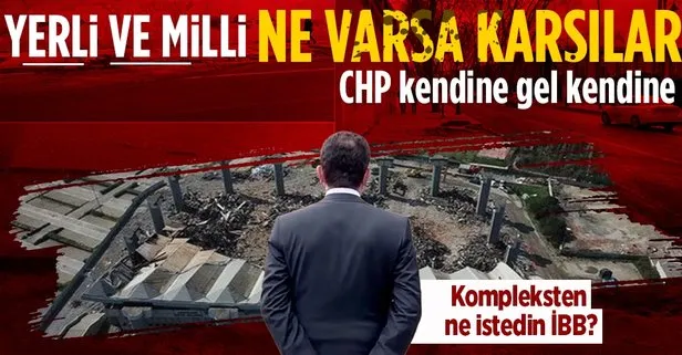 CHP yine takoz belediyeciliğine devam ediyor! Yıkılıp yeniden yapılan spor kompleksinin yapımını durdurdular