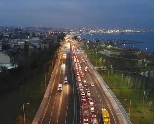 Avrasya Tüneli’nde kaza! Trafik kilit!