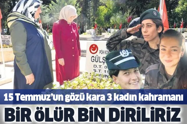 Bizler bu vatan için bir ölür bin diriliriz