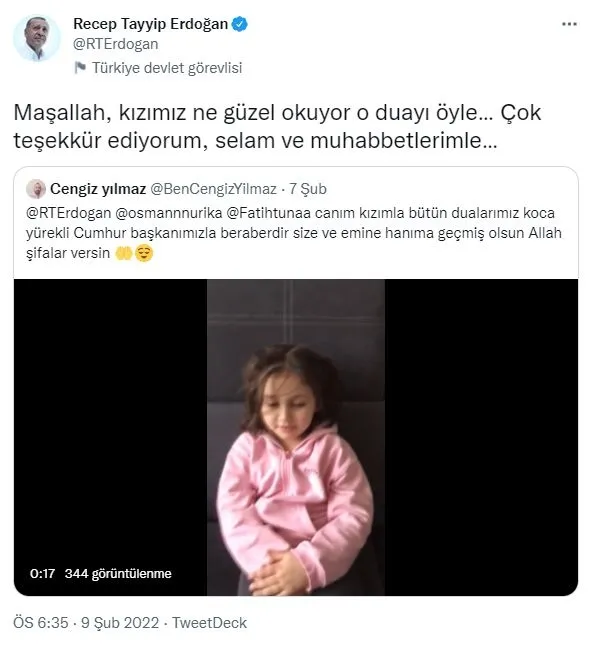 Başkan Erdoğan kendisi için dua eden vatandaşlara tek tek teşekkür etti-9