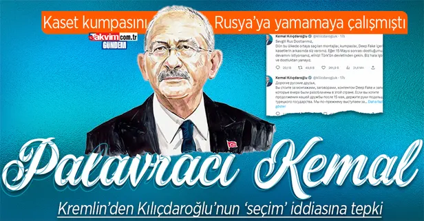 Son dakika: Rusya'dan Kemal Kılıçdaroğlu'nun seçim iddiasına cevap! Muharrem İnce'ye kaset kumpasını Rusya'ya yıkmaya çalışmıştı