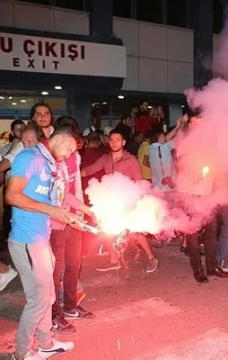 Trabzon'da coşkulu karşılama