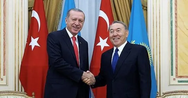 Cumhurbaşkanı Erdoğan Kazakistan Cumhurabaşkanı ile görüştü