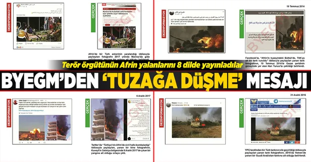 BYEGM'den "Tuzağa Düşme" mesajı