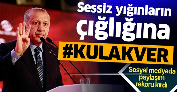 Sessiz yığınların çığlığına #Kulakver