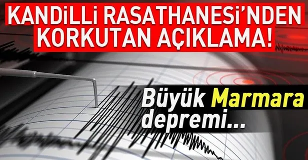 Korkutan deprem açıklaması