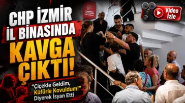 CHP İzmir il binasında "Sinkaflı" kavga