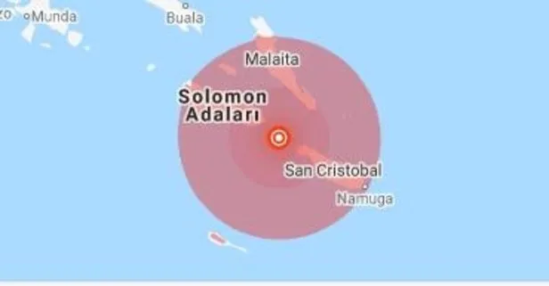 Son dakika haberi: Solomon Adaları’nda 6.3 büyüklüğünde deprem