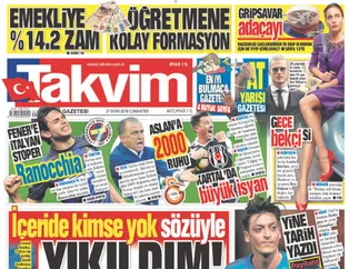 Günün öne çıkan gazete manşetleri | 27 Ekim 2018 Cumartesi