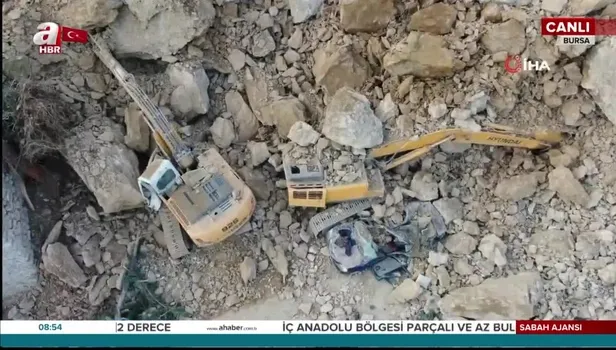 Bursa'da heyelan faciası! 1 ölü