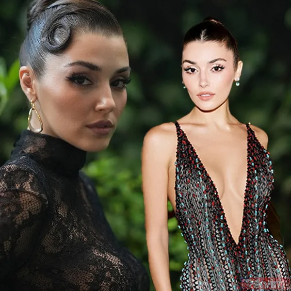 Hande Erçel yırtmaçta sınır tanımadı! İddialı elbisesiyle zor anlar yaşadı! “Bu kadar açık giyinmek zorunda mı Hande?” - 1