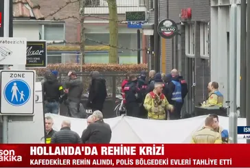 Hollanda'nın Ede kentinde rehine krizi! Çok sayıda kişi var! Polis bölgeyi boşalttı