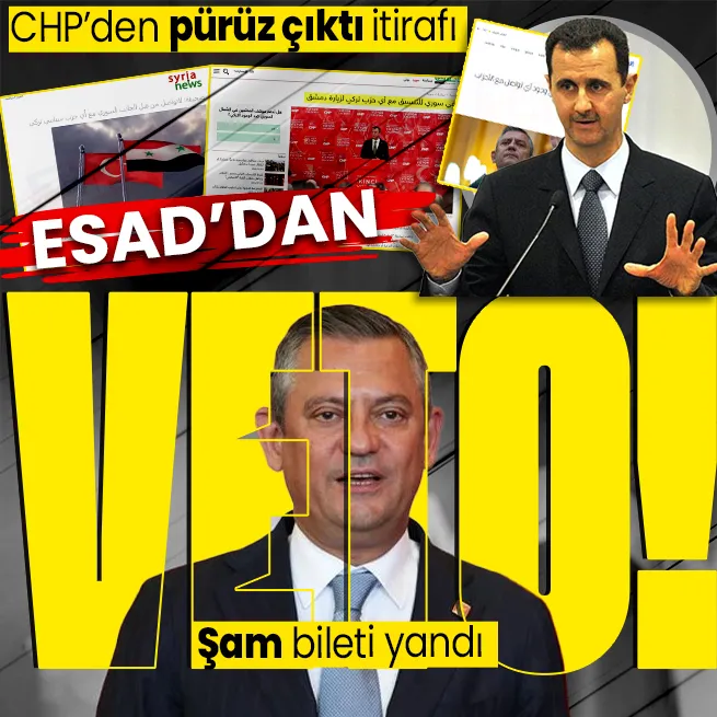 Suriyeden Şama gideceğiz Esadla görüşeceğiz diyen CHPye yalanlama | CHPden pürüz çıktı itirafı