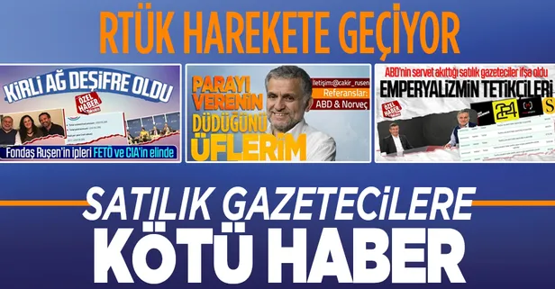 Fondaş medya skandalının ardından RTÜK harekete geçiyor: Gerekli tüm düzenleme ve denetleme faaliyetlerini ele almaktayız