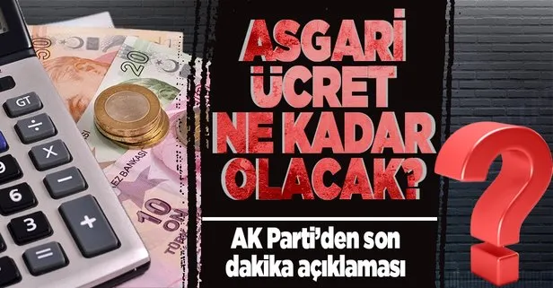 AK Parti’den son dakika asgari ücret açıklaması: Herkesi tatmin edecek oranda belirlenecek