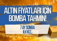 7 ay sonra bir ilk! En dipleri gördü adeta dağılıyor! Altın fiyatları için flaş tahmin o tarih sonrası hızlıca...