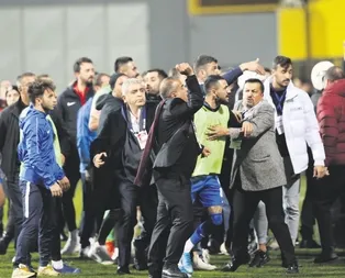 Tuzlaspor-Galatasaray maçında yaşanan olaylar futbola gölge düşürdü