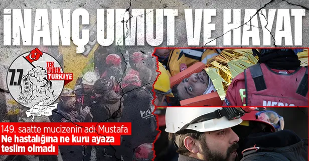 Canlı yayında peş peşe umut haberleri! 149. saatte mucizenin adı Mustafa! 'Mutlular' apartmanı enkazından çıkarıldı