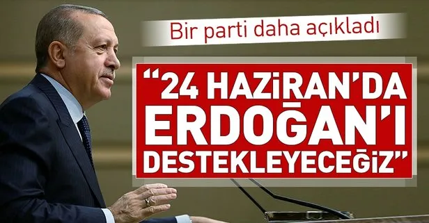 HÜDA PAR Erdoğan’a desteğini açıkladı