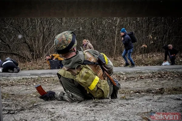 Rusya Ukrayna savaşında 13. gün! Savaştan çarpıcı kareler - 19