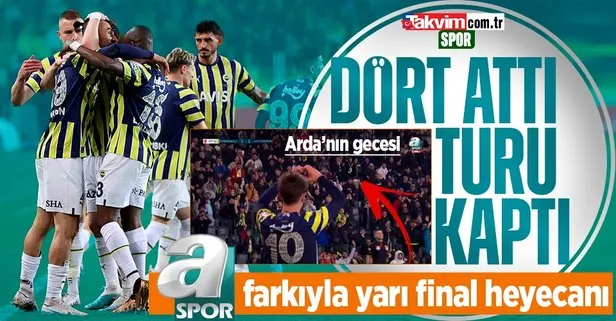 Fenerbahçe Kayserispor’u eleyerek Sivasspor’un rakibi oldu! MAÇ ÖZETİ