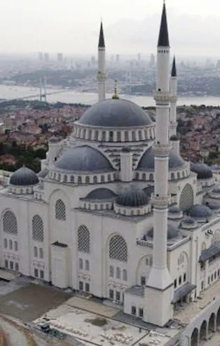 Çamlıca Camii'nde sona geliniyor