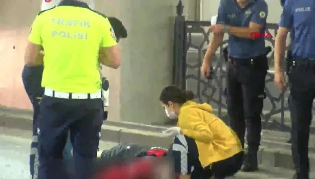 Taksim’de motosiklet kazasında 1 kişi hayatını kaybetti