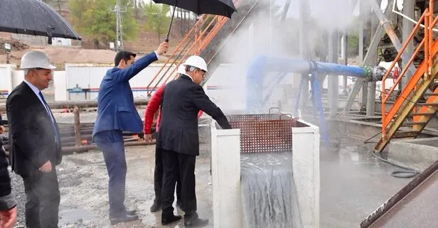 Diyarbakır Sur’da 2 bin metrede jeotermal kaynak suyu bulundu