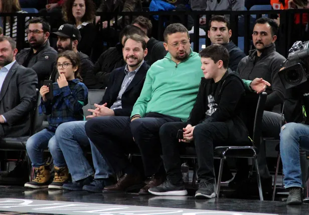 Hazine ve Maliye Bakanı Berat Albayrak da All Star maçını izledi-5