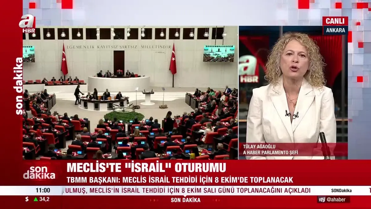 TBMM İsrail tehdidine karşı toplanacak!