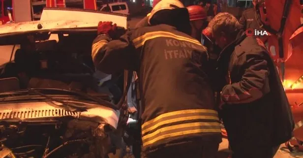 Başkent’te seyir halindeki araç alev aldı