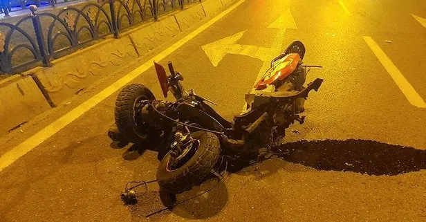 Fatih’te gece yarısı feci kaza! Otomobil motosiklete çarptı: 1 ağır yaralı