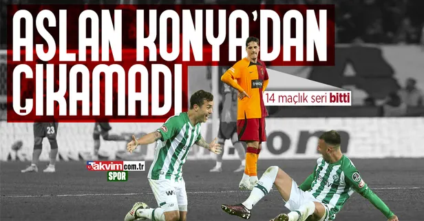 Galatasaray Konyaspor'a takıldı! MAÇ ÖZETİ