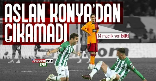 Galatasaray Konyaspor’a takıldı! MAÇ ÖZETİ
