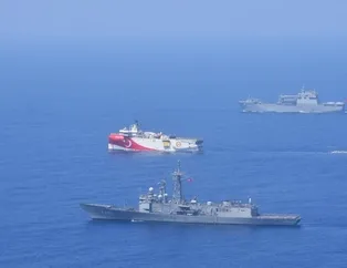 MSB görüntüleri paylaştı: Doğu Akdeniz’de hareketli saatler