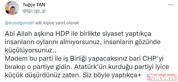 İttifak ortağı HDPKK'nın provokasyonuna sahip çıkan CHP'li Özgür Özel kendi seçmenini çileden çıkardı: Atatürk'ün partisini terk edin - 8