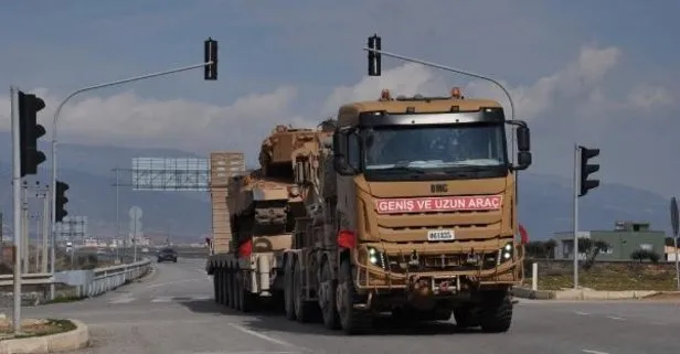 Suriye'ye tank sevkiyatı