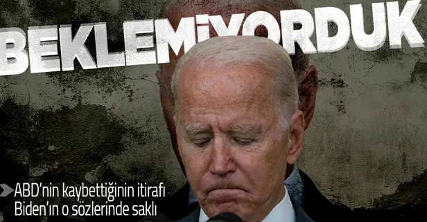 ABD Başkanı Joe Biden'dan Afganistan açıklaması: Tahliyeler devam edecek