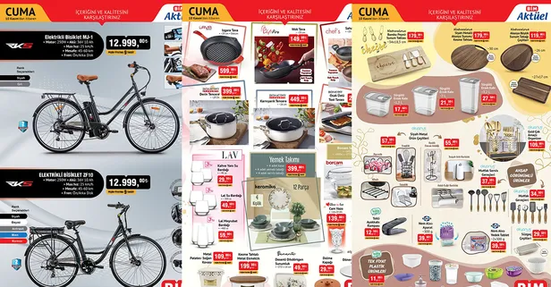 Akıllı saat 229 TL, Silver kurutma makinesi 349 TL'ye düştü! Chef's tava, Lav bardak, Borcam set... Katalog çıktı BİM 10 Kasım aktüeli yayımlandı!