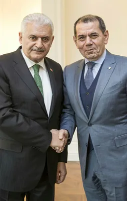 Başbakan Yıldırım, Dursun Özbek'i kabul etti