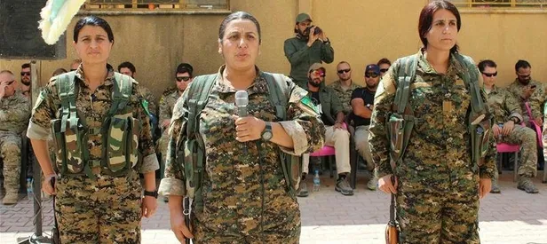 ABD askerleri YPG'nin sözde yemin töreninde!