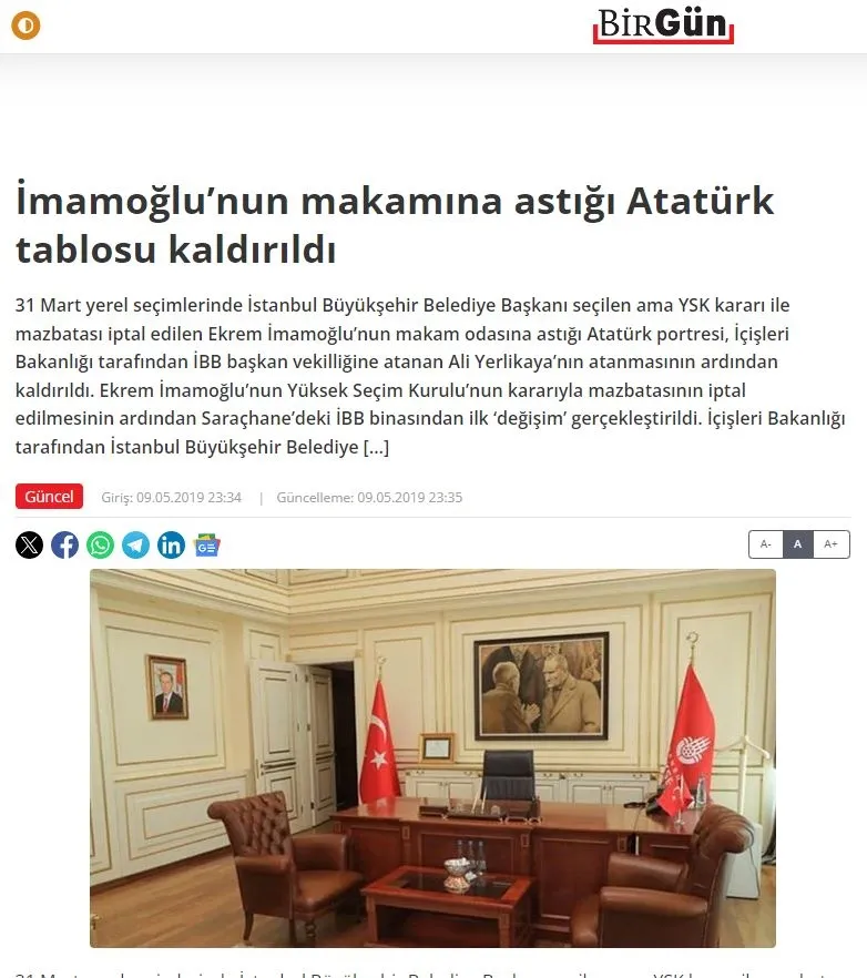 Ekrem İmamoğlu'nun "Atatürk tablosu indirildi" yalanı bir kez daha patladı! Beslediği trol ifşa etti-4