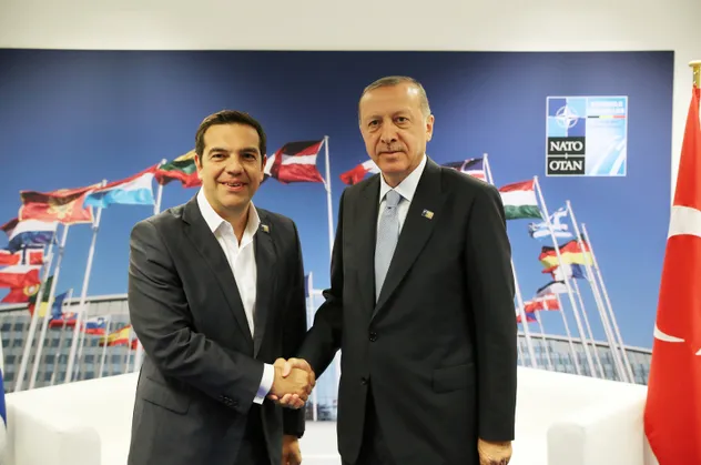 Başkan Erdoğan, Çipras ile görüştü