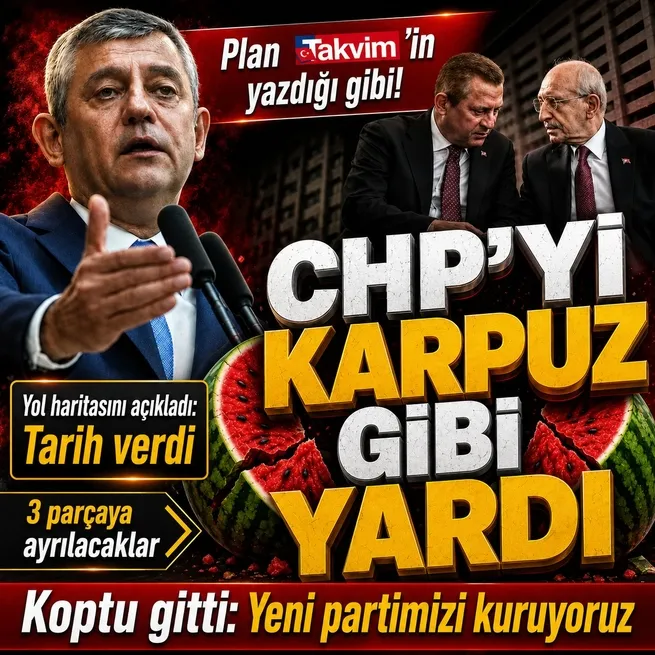 CHP’de bölünme günü! Özgür Özelden veda mesajı: Yeni partimizi kuruyoruz