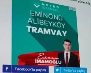 İmamoğlu yapılmış tramvayı vadetti