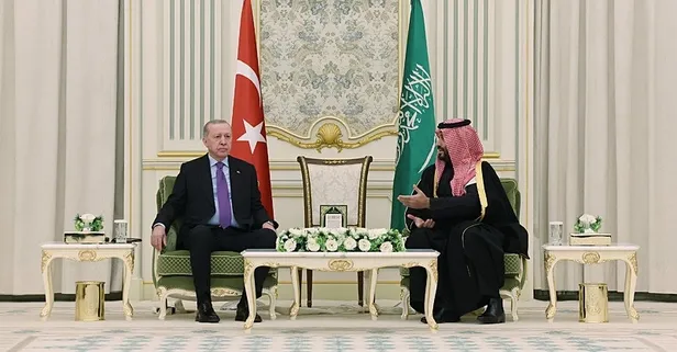 Başkan Erdoğan Gazze ve ekonomi gündemiyle Suudi Arabistan'da: Selman ile görüştü