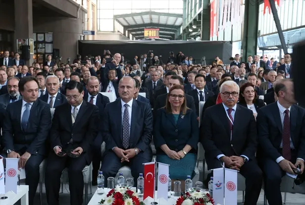 Son dakika: China Railway Express, Ankara Garı'ndan törenle uğurlandı-1