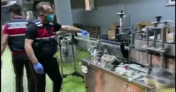 Son dakika: Jandarmadan dezenfektan operasyonu: 45 bin litre ele geçirildi